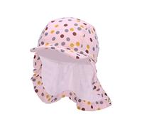 Sterntaler Sombrilla de Cuello Puntos Gorro Infantil, Rosa, 45 Unisex niños