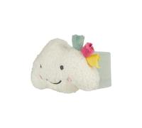 Sterntaler Sonajero con diseño de nube, juguete para las manos, puños elásticos, fácil de poner, sonajero para jugar y agarrar, 7,5 × 5 × 3 cm, color crudo