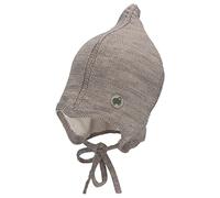 Sterntaler Strickmütze Pur Wolle Zipfli Sombrero, Silber Mel, 45 para Bebés