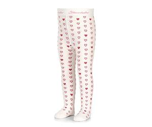 Sterntaler Strumpfhose Herzen Pantimedias, Crudo, 24 Meses para Bebés