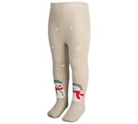 Sterntaler Strumpfhose Schneemann Medias Muñeco de Nieve, Natural Mel, 74 Unisex bebé