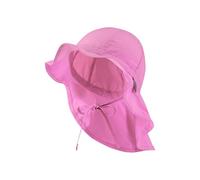 Sterntaler Unisex niños Cuello Protector y Cinta para el Sol Sombrero, Rosa Perla, 43