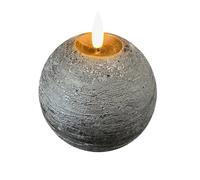 STERNTALER Vela de cera LED, negra Altura 11 cm Bola Pila