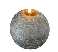 STERNTALER Vela de cera LED, negra Altura 13 cm Bola Pila