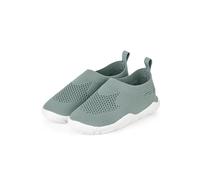 Sterntaler Zapatillas de baño monocromáticas para bebé, Secado rápido, Unisex, cómodas Zapatillas de Playa, Verde Mate, 23/24 EU