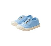 Sterntaler Zapatillas Uni - Zapatillas Deportivas para bebé de Lona - Zapatos de Verano para niños con Suela Antideslizante - Zapatos Unisex para bebé con Banda elástica, Azul Terciopelo, 25 EU