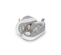 Sterntaler Zapato de bebé Emmi, Mocasín Plano Niños, Color Plateado, 20 EU
