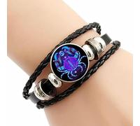 Sternzeichen-Geist-Armband - Sternzeichen-Seil-Armband | Handgefertigtes gewebtes Sternzeichen-Wickelarmband als Geschenk für Erwachsene