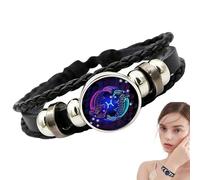 Sternzeichen-Geist-Armband - Sternzeichen-Seil-Armband | Handgefertigtes gewebtes Sternzeichen-Wickelarmband als Geschenk für Erwachsene