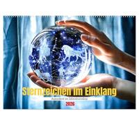 Sternzeichen im Einklang - Aszendent im Jahreshoroskop (Wandkalender 2026 DIN A2 quer), CALVENDO Monatskalender: Horoskop Kalender mit Sternzeichen, ... - dein Astrologiekalender mit Astro-Vibes.