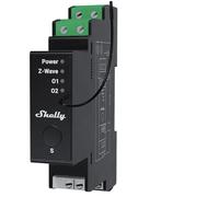 Sterownik dwukana?owy na szyn? din z-wave shelly wave pro 2pm lr