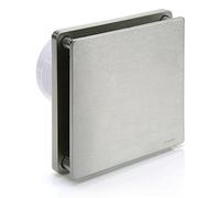 STERR Plata Ventilador De Baño Con Sensor De Humedad 100 mm Ventilador de baño silencioso -Extractor De Aire Para Baños - Extractor Baño silencioso 100mm