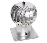 STERR SRC200AB - 200 mm Sombrero de Ventilación Esférico Giratorio con Base