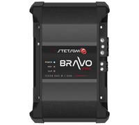 Stetsom Bravo Full 1200 - Amplificador mono de coche de 1 ohmio, 1200.1 1.2 K vatios RMS, audio estable para coche de 1Ω, calidad de sonido HD, crossover y aumento de graves, altavoz estéreo para