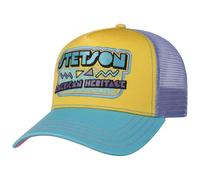 Stetson American Heritage 80s Trucker Cap Basecap Truckercap Truckercap - Gorra de malla para hombre y mujer, con visera y visera, amarillo, Talla única