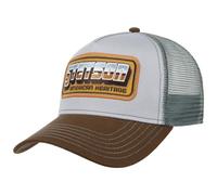 Stetson Gorra Trucker American Heritage Patch Hombre - de Malla béisbol Snapback Cap Snapback, con Visera Otoño Primavera Invierno Verano Verano/Invierno - Talla única Azul-Gris