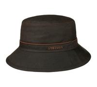 Stetson Avasun Sombrero Bucket Algodon Encerado Proteccion UV 40 Hombre Otono Invierno