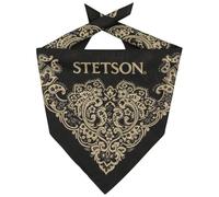 Stetson Bandana Paisley Mujer/Hombre - pañuelo para cabeza cinta la Otoño Primavera Invierno Verano verano/invierno - talla única negro
