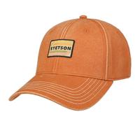 Stetson Béisbol Gorra Cotton Hombre - de algodón Curved Brim Cap Hebilla Metal, con Visera, Forro Invierno Otoño Verano Primavera Verano/Invierno - Talla única Terracota