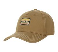 Stetson Béisbol Gorra Cotton Hombre - de algodón Curved Brim Cap Hebilla Metal, con Visera, Forro Invierno Otoño Verano Primavera Verano/Invierno - Talla única Camello