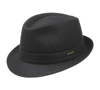 Stetson Benavides Trilby Sombrero Mujer Hombre Fieltro de Lana Fabricado en Italia Invierno Otoño
