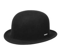 Stetson Bombín de Lana Classic Uni Bowler Mujer/Hombre - Sombrero Fieltro Invierno Verano/Invierno - XL (60-61 cm) Negro