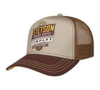Stetson Cowboy Coffee Trucker Cap Basecap Truckercap Truckercap - Gorra de malla para hombre y mujer, con visera y visera para primavera, verano, otoño-invierno, burdeos, Talla única