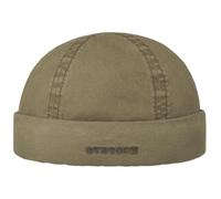 Stetson Delave Gorro Docker con Vuelta Algodon ecologico Proteccion UV 40 Unicolor Hombre Primavera Verano