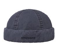 Stetson Delave Gorro Docker con Vuelta Algodon ecologico Proteccion UV 40 Unicolor Hombre Primavera Verano