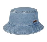 Stetson Denim Barista Sombrero Bucket Vaquero Plegable Unicolor Hombre Primavera Verano