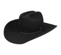 Stetson Diamondville Cattleman Western Hut Wollfilzhut Wollfilzhut Rodeohut Cowboy Hut Herren - mit Grosgrain band Herbst-Winter Herbst Winter, Negro , S