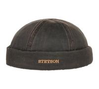 Stetson Docker Cap Gorra Vintage CO negro Marrón (6) 58-59