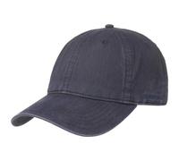 Stetson Ducor Sun Guard Fullcap Hombre - Gorra de béisbol de algodón ecológico (sostenible) - Primavera/Verano - con protección Solar UV 40+ - Look Lavado a Piedra - Azul M (56-57 cm)