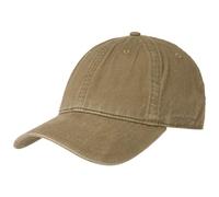 Stetson Ducor Sun Guard Fullcap Hombre - Gorra de béisbol de algodón ecológico (sostenible) - Primavera/Verano - con protección Solar UV 40+ - Look Lavado a Piedra - Verde Oliva S (54-55 cm)