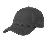 Stetson Ducor Sun Guard Fullcap Hombre - Gorra de béisbol de algodón ecológico (sostenible) - Primavera/Verano - con protección Solar UV 40+ - Look Lavado a Piedra - Negro M (56-57 cm)