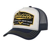 Stetson Gorra American Heritage Trucker Hombre - de Malla béisbol Snapback Cap Snapback, con Visera Verano/Invierno - Talla única Azul Oscuro