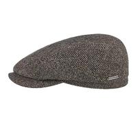Stetson Gorra Belfast Classic Wool Hombre - Made in The EU Gorros con Visera Gorro Ivy de Visera, Forro, Forro otoño/Invierno - 59 cm marrón Oscuro