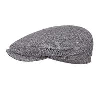 Stetson Gorra Belfast Silk Mujer/Hombre - Made in The EU Gorro Ivy con Visera, Forro Verano Verano/Invierno - 54 cm Azul-Gris