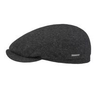 Stetson Gorra Belfast Vedrick Wool Hombre - Made in The EU Gorro Ivy con Visera, Forro otoño/Invierno Invierno - 60 cm Antracita