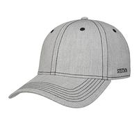 Stetson Gorra Classic Cotton Melange Mujer/Hombre - de Sol béisbol algodón Hebilla Metal, con Visera Invierno Otoño Primavera Verano Verano/Invierno - Talla única Gris Claro
