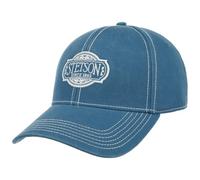 Stetson Gorra Classic Logo Hombre/Strapback - de algodón béisbol Hebilla Metal, con Visera Verano/Invierno Primavera Verano Otoño Invierno - Talla única Azul