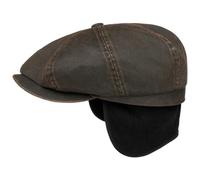 Stetson Gorra con Orejeras Hatteras Datto Hombre - Outdoor Newsboy Visera, Forro, Forro Invierno otoño/Invierno - XXL (62-63 cm) marrón Oscuro