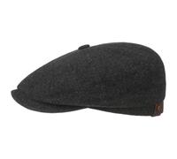 Stetson Gorra con Visera Hatteras Plano Lana Cachemira Boina Forro de Franela Mujer Hombre Otoño Invierno