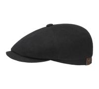 Stetson Gorra con Visera Hatteras Plano Lana Cachemira Boina Forro de Franela Mujer Hombre Otoño Invierno