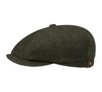 Stetson Gorra con Visera Hatteras Plano Lana Cachemira Boina Forro de Franela Mujer Hombre Otoño Invierno