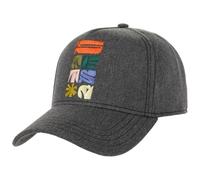 Stetson Gorra Cotton Melange x The Feebles Mujer/Hombre - de algodón béisbol Snapback, con Visera Otoño Verano Primavera Invierno Verano/Invierno - Talla única Antracita