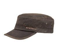 Stetson Gorra Datto Winter Army Hombre - Militar de con Visera, Forro, Cerrado por atrás, Forro otoño/Invierno Invierno - XL (60-61 cm) marrón