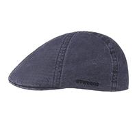 Stetson Gorra de Algodón Orgánico Texas Hombre - Gorro Ivy con Visera Verano Primavera/Verano - XXL (62-63 cm) Azul