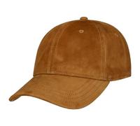 Stetson Gorra de Ante Classic Hombre - Curved Brim Cap béisbol con Visera Verano/Invierno Primavera Verano Otoño Invierno - M (56-57 cm) Cognac