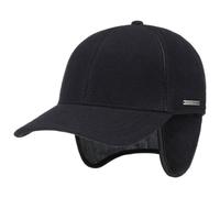 Stetson Gorra de Béisbol con Orejeras Vaby con Cachemira, Hombre - con Visera y Protector de Cuello - con Orejeras - Gorra de Lana otoño/Invierno Azul Oscuro XXL (62-63 cm)